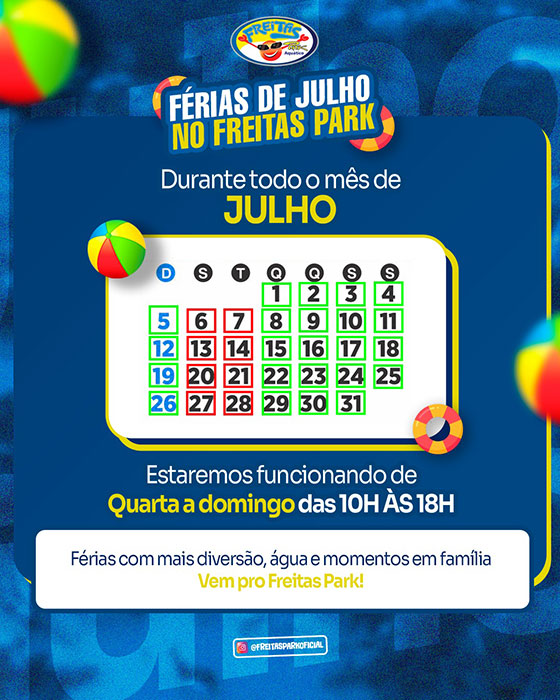 Vem para o Freitas Park!